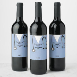 Weinsiegel der Pflegeschule Weinetikett