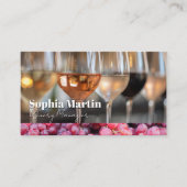 Weinsorten zum Verkosten Visitenkarte (Vorderseite)