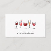Weinsortiment Terminkarte (Vorderseite)