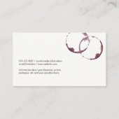 Weinspezialist | Weinberg | Schiefer und Corks Visitenkarte (Rückseite)