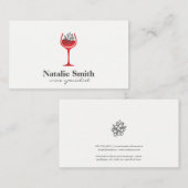 Weinspezialist | Weinkeller Visitenkarte (Vorne/Hinten)