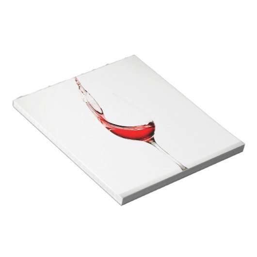 Weinspritze Notizblock (angewinkelt)