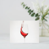 Weinspritze Postkarte (Stehend Vorderseite)