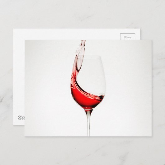 Weinspritze Postkarte (Vorne/Hinten)