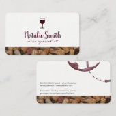 Weinstein | Corks Trimm | Weinexperte Visitenkarte (Vorne/Hinten)