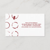 Weinstein | Hintergrundinformationen Visitenkarte (Rückseite)