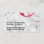 Weinstein | Logo für Wein Visitenkarte (Rückseite)