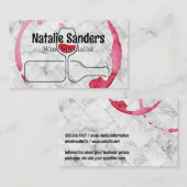 Weinstein | Logo für Wein Visitenkarte (Vorne/Hinten)