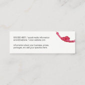 Weinstein Mini Visitenkarte (Rückseite)