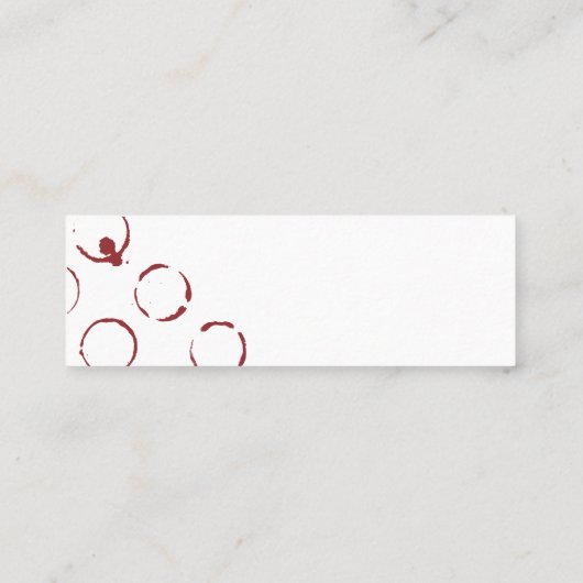 Weinstein Mini Visitenkarte (Rückseite)