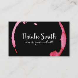 Weinstein (schwarz / weiß) visitenkarte