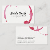 Weinstein Visitenkarte (Vorne/Hinten)