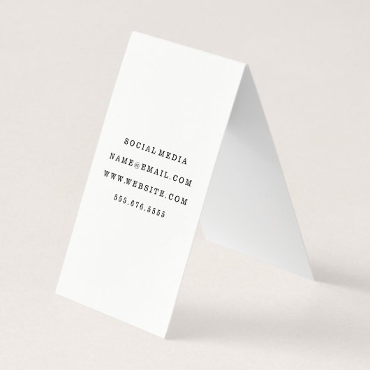 Weinstein | Wasserfarbe | Beifall Visitenkarten (Rückseite)