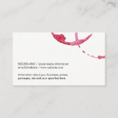 Weinstein | Weinfeld Visitenkarte (Rückseite)