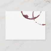 Weinstein (Weinglas) / Variation Visitenkarte (Rückseite)