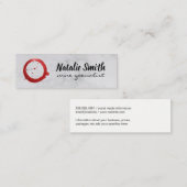 Weinstein | Weinspezialist Mini Visitenkarte (Vorne/Hinten)