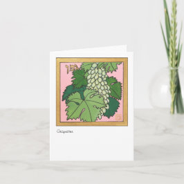 Weinstock, eins der sieben Spezies von Israel Karte