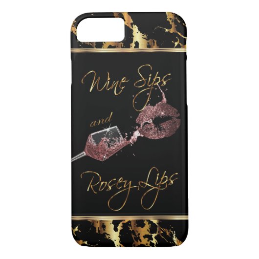 Weinstöcke und Roseweine - Rose Dusty Case-Mate iPhone Hülle (Rückseite)