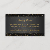 Weinstöcke und rote Lippen Visitenkarte (Rückseite)