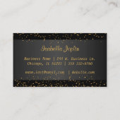 Weinstöcke und Süßlippen - Lila Visitenkarte (Rückseite)