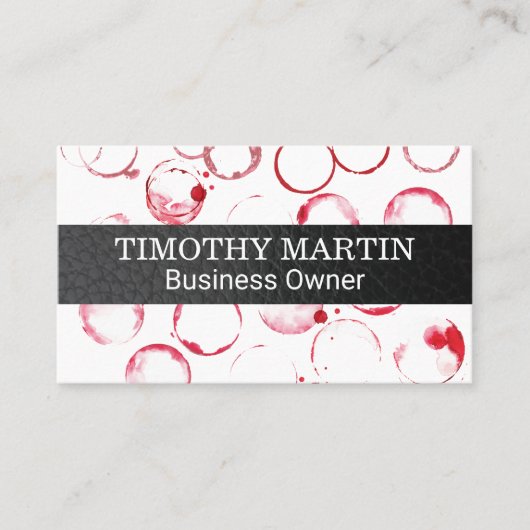 Weinstöcke | Wein Visitenkarte (Vorderseite)