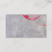 Weinstöcke | Wein Visitenkarte (Rückseite)