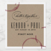 Weinstöcke Weinkeller Weinkultur und Erde Weinrout Weinetikett (Einzelnes Label)