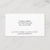 Weinstöcke | Weintrauben Visitenkarte (Rückseite)