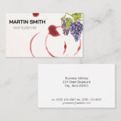 Weinstöcke | Weintrauben Visitenkarte (Vorne/Hinten)