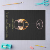 Weinteppichpapier mit Zitat von Martin Luther Seidenpapier (Basteln)