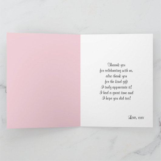 Weinthema, danke Karte (Innenseite)