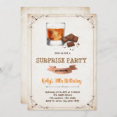 Weinthema Erwachsene Geburtstagseinladung Einladung (Vorne/Hinten)