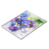 Weinthema noch LIfe/Personalisiert Wine Journal Notizblock (Linke Seite)