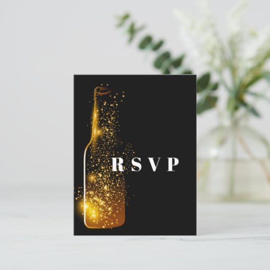 Weinthema, Party, Postkarte UAWG (Stehend Vorderseite)