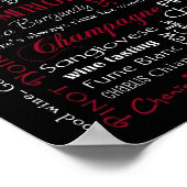 Weinthema Poster (Ecke)