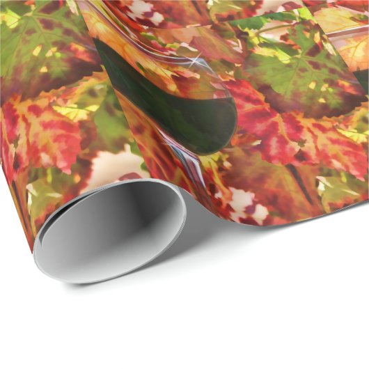 Weinthematische Geschenke Geschenkpapier (Rolleneckpunkt)