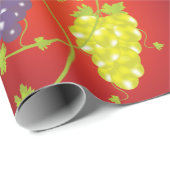Weintraube mit Trauben Geschenkpapier (Rolleneckpunkt)