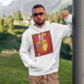 Weintraube mit Trauben Hoodie