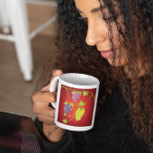 Weintraube mit Trauben Kaffeetasse