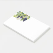 Weintraube Post-it Klebezettel (angewinkelt)