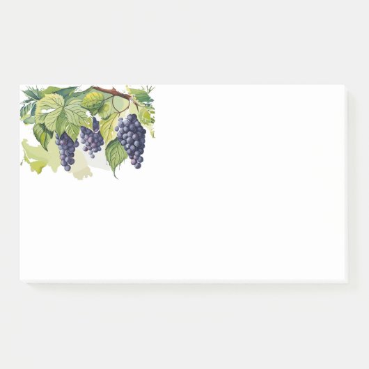 Weintraube Post-it Klebezettel (Vorderseite)