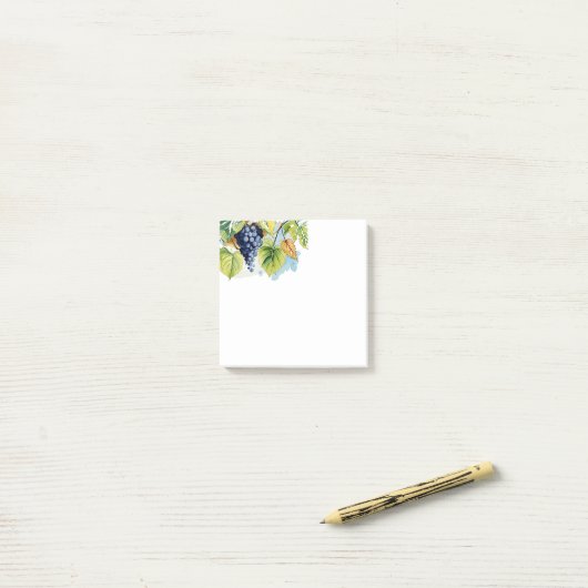 Weintraube Post-it Klebezettel (Auf Schreibtisch)
