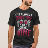 Weintraube "Pun Winemaker Connoisse" T-Shirt (Vorderseite)