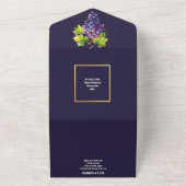 Weintrauben All In One Einladung (Außenbereich)