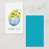 Weintrauben Aquarellfruchtdarstellung Mitteilungskarte (Vorne/Hinten)