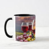 Weintrauben Blätter Hübsch Tasse (Links)