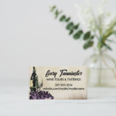 Weintrauben Catering Visitenkarte (Stehend Vorderseite)