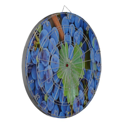 Weintrauben Dartscheibe (Vorderseite Links)