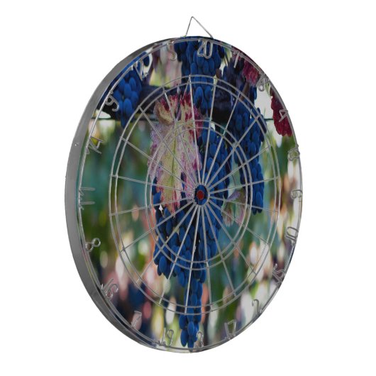 Weintrauben Dartscheibe (Vorderseite Links)