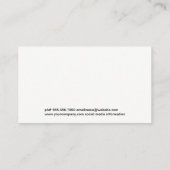 Weintrauben | Flasche Vino | Weinberg Visitenkarte (Rückseite)